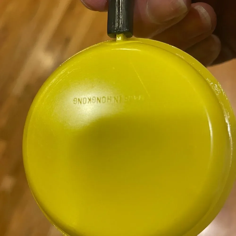 Vintage Yellow Frying Pan Salt and Pepper Shakers Hong Kong